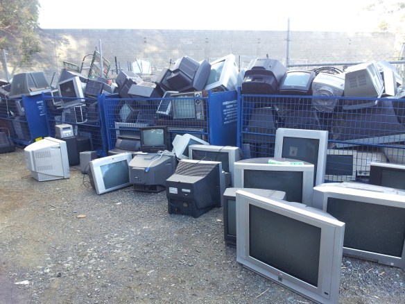 Electronic refuse at the local tip