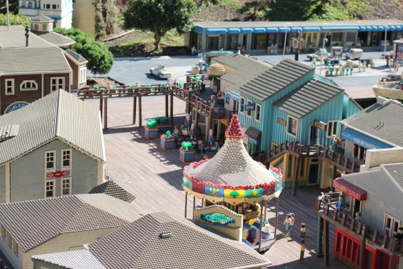 Lego Pier 39. The kids went on the real merry-go-round on the real Pier 39 as well!